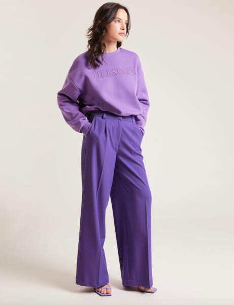 Pantalon De Survêtement Rétro Femme - Coupe Large, Style Décontracté, Tissu Respirant, Printemps/Automne
