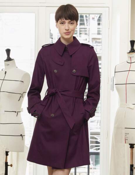 Trench tendance : violet