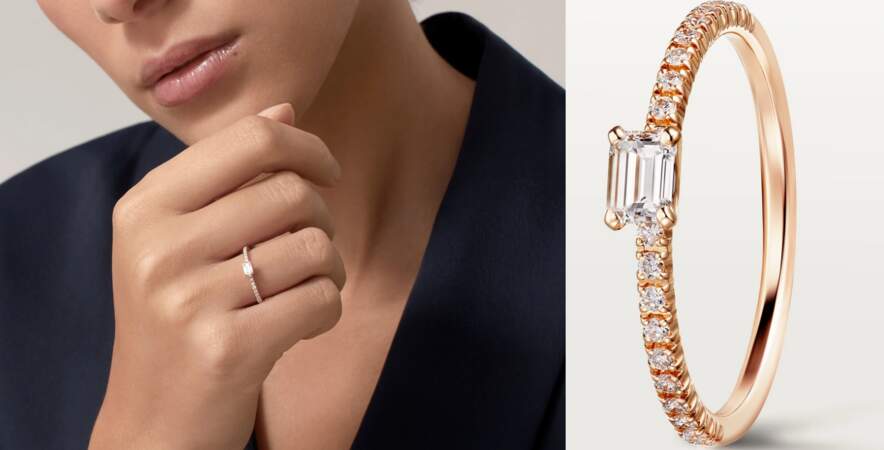 Bague de fiançailles : Cartier, Mauboussin, Tiffany... les prix et les plus  beaux modèles - Femme Actuelle