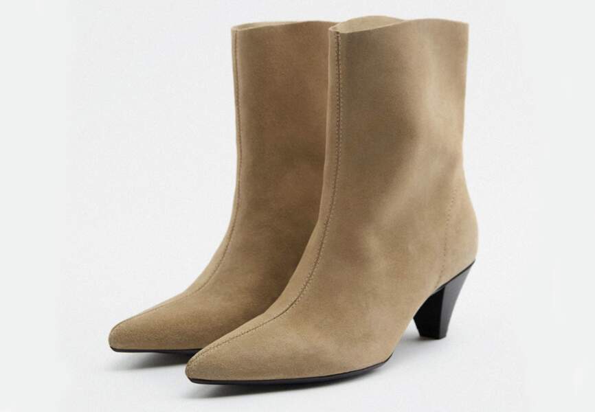 HQINGAXU Femmes Bottes Hautes U00c0 Talon Bloc Carru00e9 Hiver En