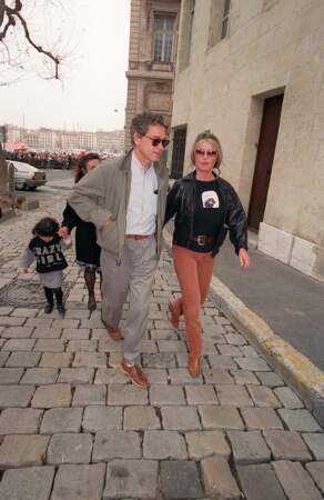 Le couple réuni lors d'une manifestation pour la Fondation Brigitte Bardot, le 20 mars 1993.
