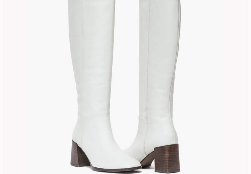Bottes tendance : blanches