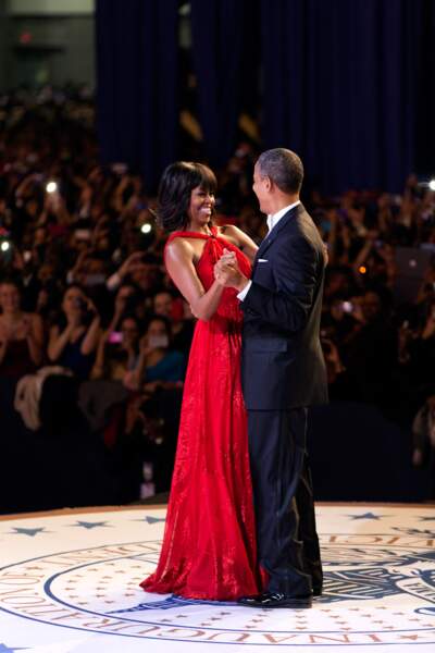 Le 21 janvier 2013, le couple Obama ouvre le traditionnel bal, le jour de la seconde investiture de Barack Obama à la Maison-Blanche. 
