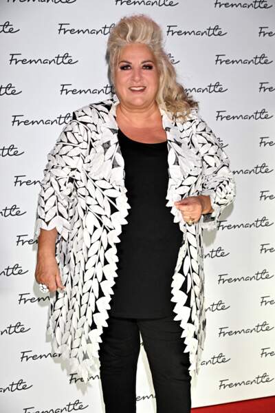 Marianne James durant la soirée Fremantle pour la 38ème édition du Mipcom à Cannes, le 17 octobre 2022. 
