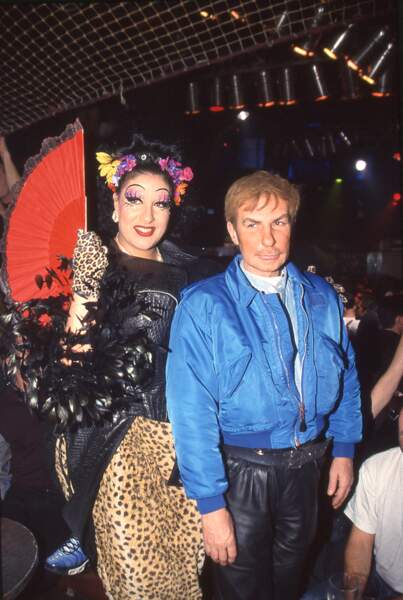 Marianne James et Claude Montana à une soirée au Queen en novembre 1999.