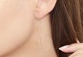 Boucles d’oreilles pendantes tendance : tube