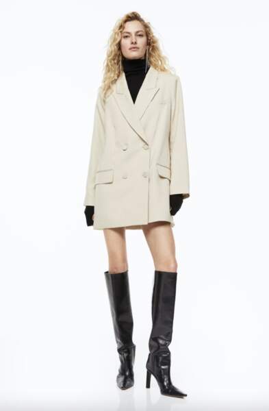 Soldes H&M : robe blazer