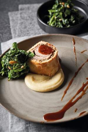 Filet de rumsteak en croûte et foie gras