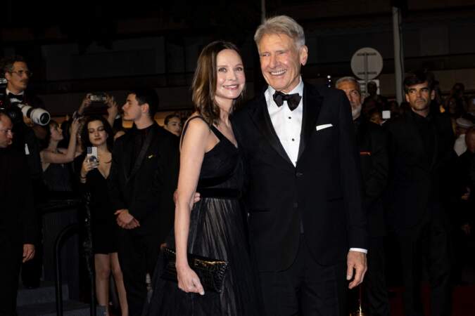 Calista Flockhart et son mari Harrison Ford