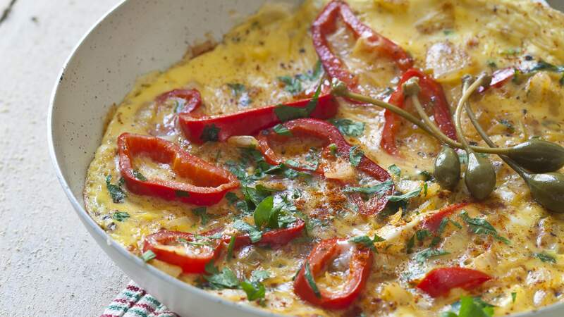 Omelette aux piquillos
