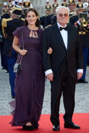 Le banquier français David de Rothschild et sa fille Louise 