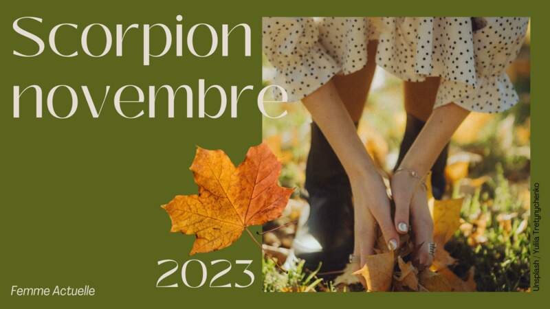 Novembre 2023 : horoscope du mois pour le Scorpion