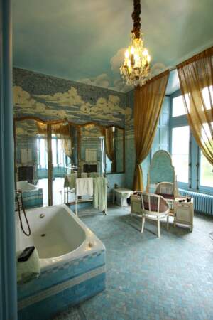 Salle de bains au château de Candé