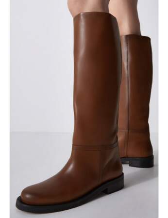 Zara : les bottes en cuir 