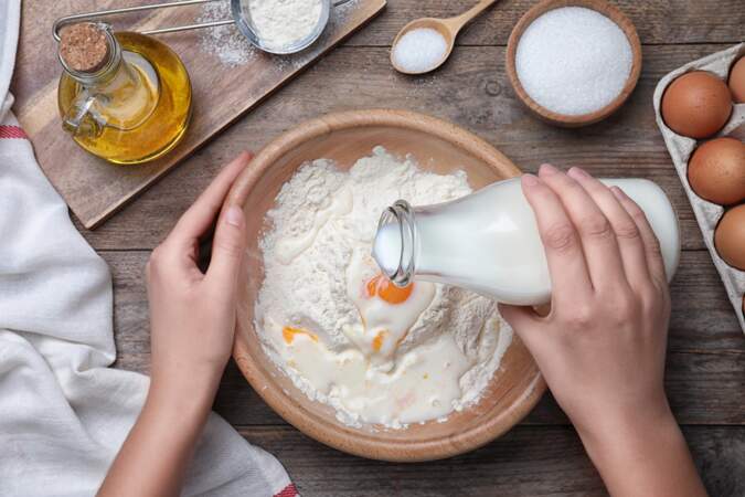 Par quoi remplacer le lait dans la pâte à crêpes ?