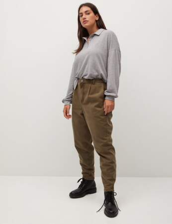 Mode ronde : le tee-shirt polo, le pantalon kaki et les bottines