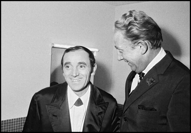Charles Aznavour et Charles Trenet (1966)