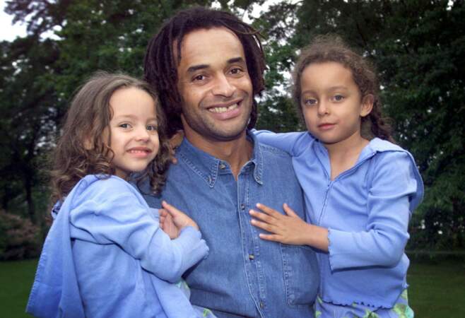 Yannick Noah et ses filles Jenaye et Eleejah
