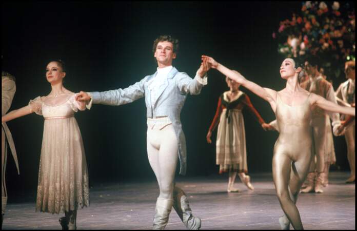 Le danseur sur scène, à Paris, en 1991.