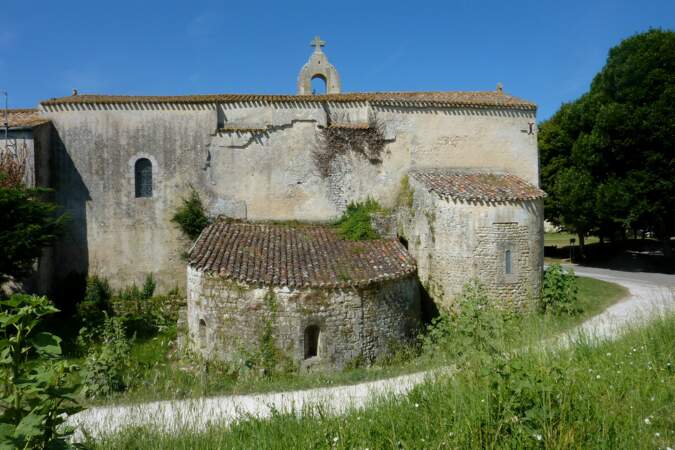L'église romane Saint-Martin sur l'île d'Aix