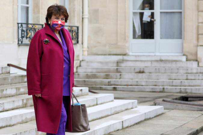 Roselyne Bachelot à la sortie du Conseil des ministres, le 3 février 2021