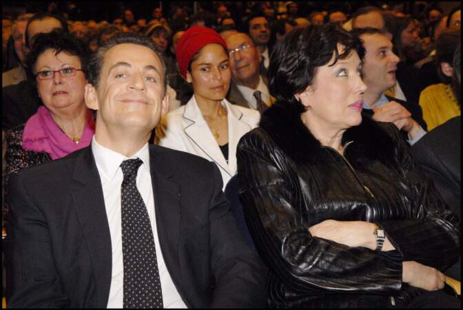 Roselyne Bachelot et Nicolas Sarkozy, le 11 février 2007