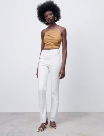 Nouveautés Zara : le jean blanc