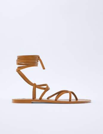Nouveautés Zara : les sandales à nouer