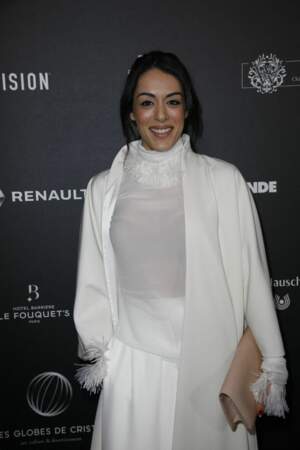 Sofia Essaïdi, en 2019, à la 14ème cérémonie des Globes de Cristal.