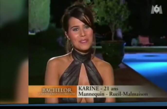 Karine Ferri ("Bachelor, le gentleman célibataire" 2, en 2004, sur M6)