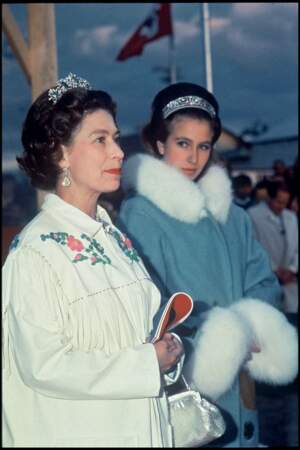 La reine Elizabeth II et sa fille la princesse Anne (1970)