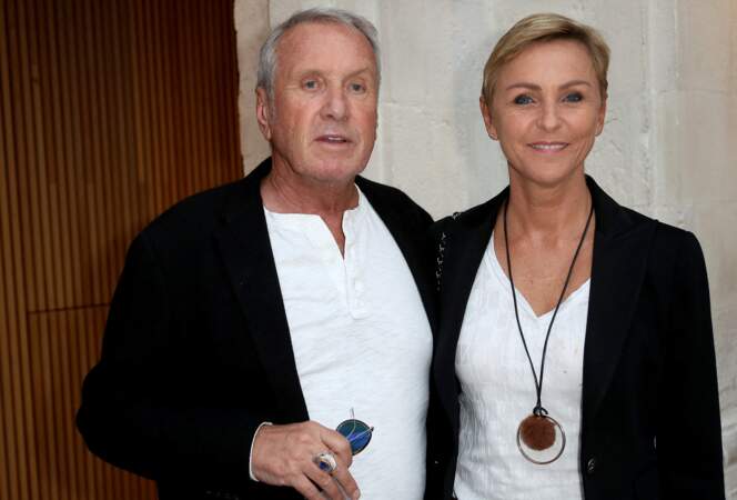 Yves Rénier et sa femme Karin lors du troisième jour du festival international du film de La Rochelle, le 14 septembre 2018