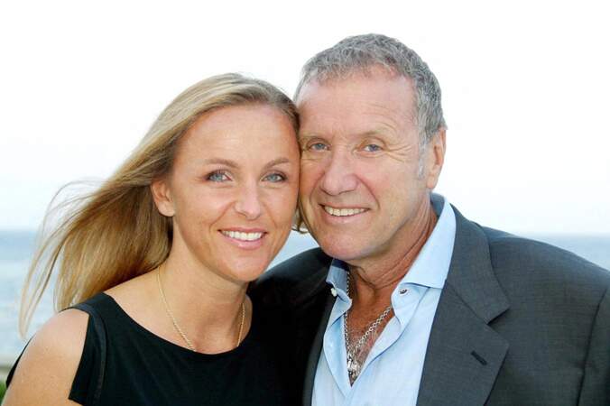 Yves Rénier et sa femme Karin au 42e festival de Monte-Carlo, en juillet 2002.