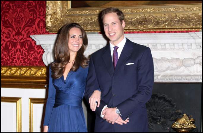 William et Kate annoncent leurs fiançailles, le 16 novembre 2010