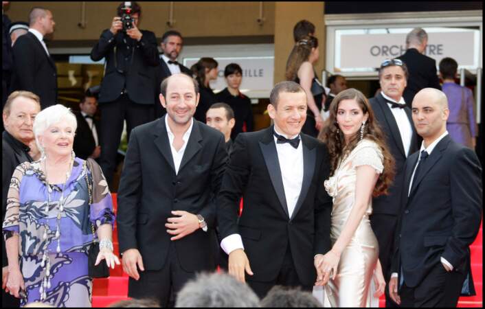 Le film "Bienvenue chez les Ch'tis" est présenté à Cannes, avec toute l'équipe, lors du 61e festival du film, en mai 2008.
