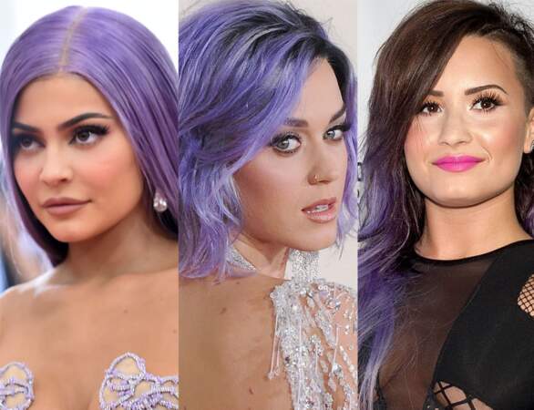 Cheveux violets : la nouvelle coloration tendance en 20 images