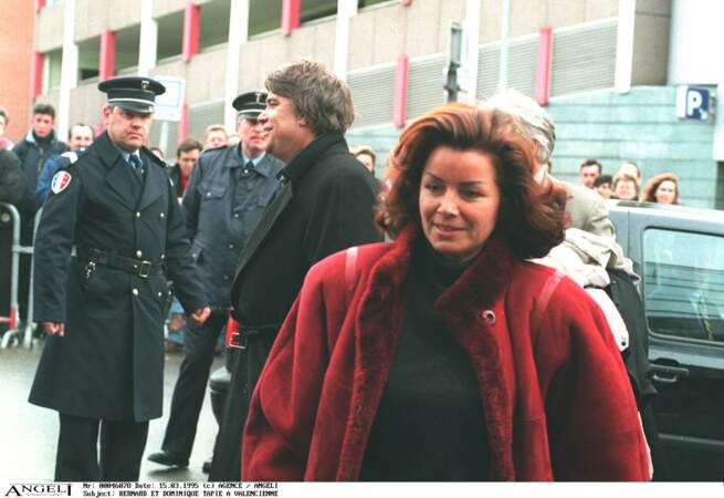 Bernard Tapie et son épouse Dominique Tapie (1995)