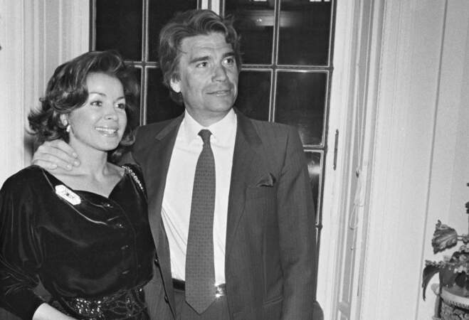 Bernard Tapie et son épouse Dominique Tapie (1985)
