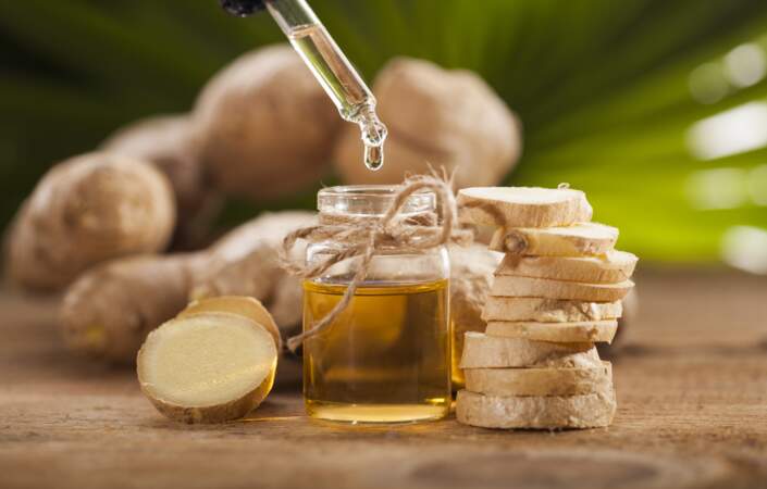 L’huile essentielle de gingembre