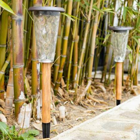 Lampe bambou - Bergamotte