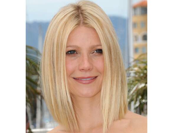 Cheveux mi-longs : le brushing lisse de Gwyneth Paltrow 