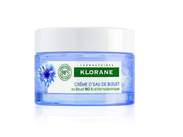Le meilleur soin hydratant côté green : Crème d’Eau de Bleuet de Klorane