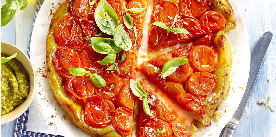 Tatin pesto-tomates
