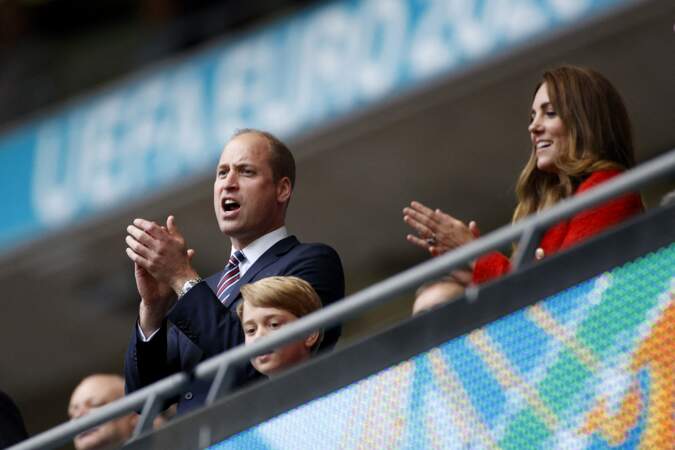 Le prince William, Kate Middleton et leur fils George