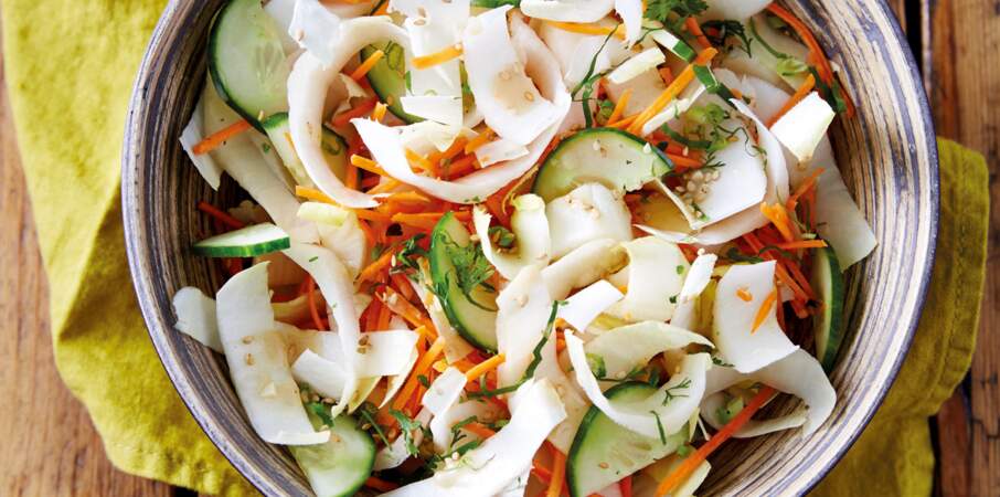 Salade d’endives aux saveurs thaï