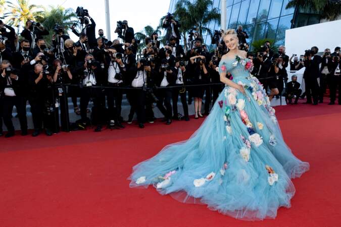 Cannes 2021 : Sharon Stone en robe de princesse