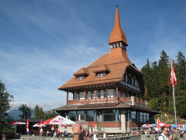 Le restaurant Harder Kulm au-dessus d'Interlaken