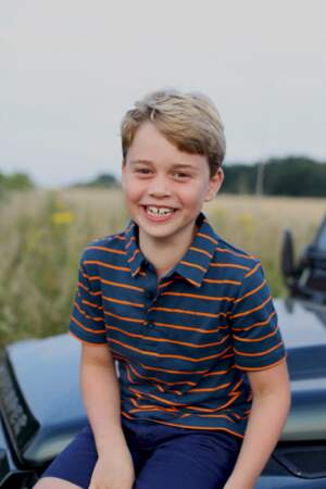 Portrait du prince George de Cambridge pour ses 8 ans, à Londres, le 22 juillet 2021.
