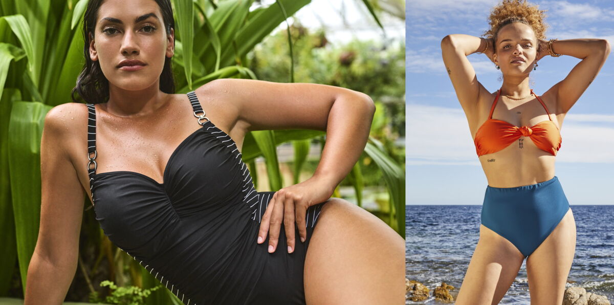 Tankini 2 Pièces Pour Femme Avec Soutien-gorge Intégré & Short Gainant - Design Conservateur Pour Femme âgée - Style Couverture Complète - Taille Haute - Motif Uni Vintage 2025