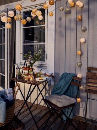 Terrasse chaleureuse et confortable - Ikea